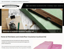 Tablet Screenshot of insulationservices.co.nz